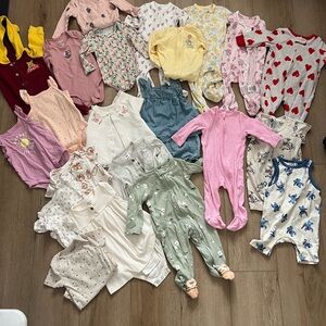6M Assorted Baby Girl Clothing Set